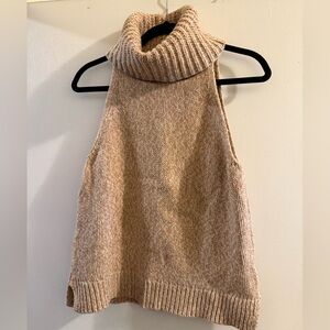 Madewell Beige Marled wool Knit Turtleneck